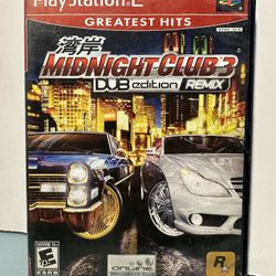 Midnight Club 3 DUB Edition Remix PS2 Game 