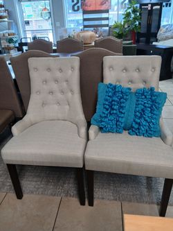 Cozy Accent Bone Chairs