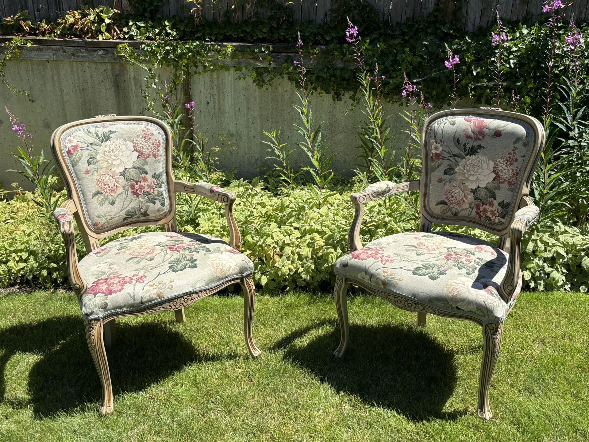 Pair of Vintage Style Armchairs, "Najarian" Brand
