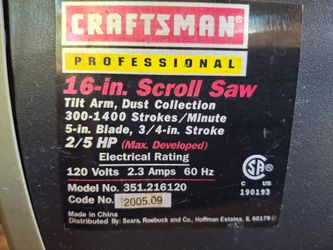 Craftsmans  scroll saw