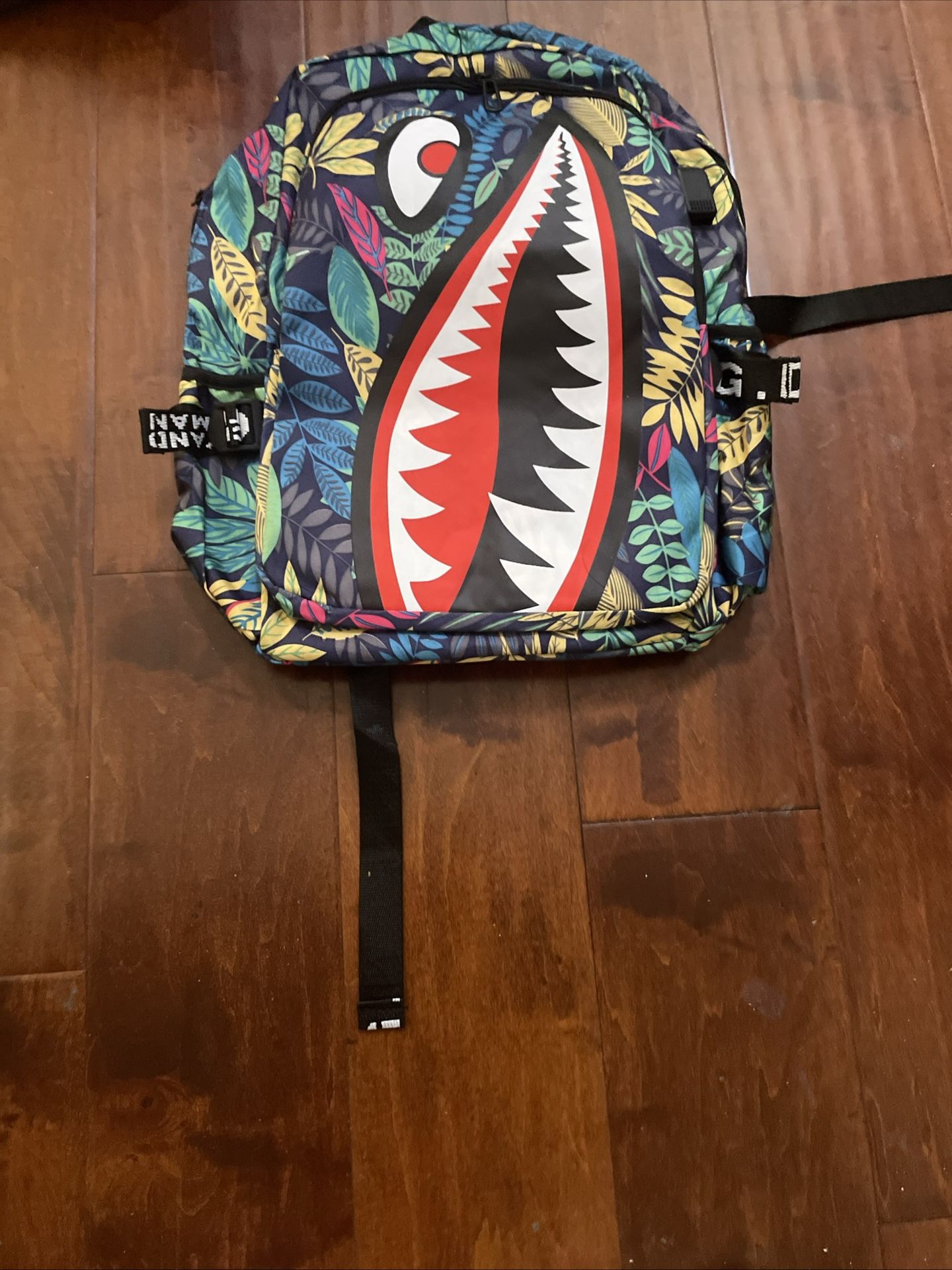 Shark Mouth teeth Backpack Laptop Light Weight Schoolbag Adult/ Kids Look