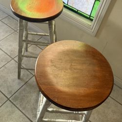 Wooden Bar Stools