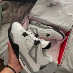 Jordan 4 White Cement Size 10M