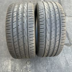 2. Tires. 275. 40.  20.  Hankook Rims 20