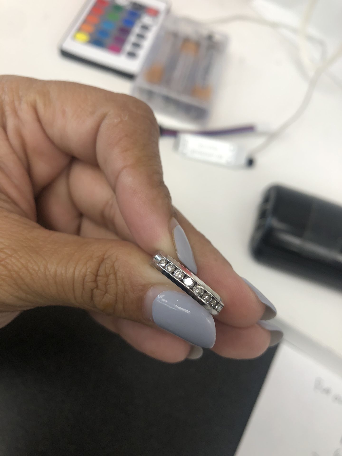 PLATINUM Anniversary Band| 4.8 Grams| Size:4.5|LAYAWAY SPECIAL