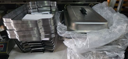 6 NEW AMERICAN METALCRAFT CHAFING DISHES/CHAFER KIT