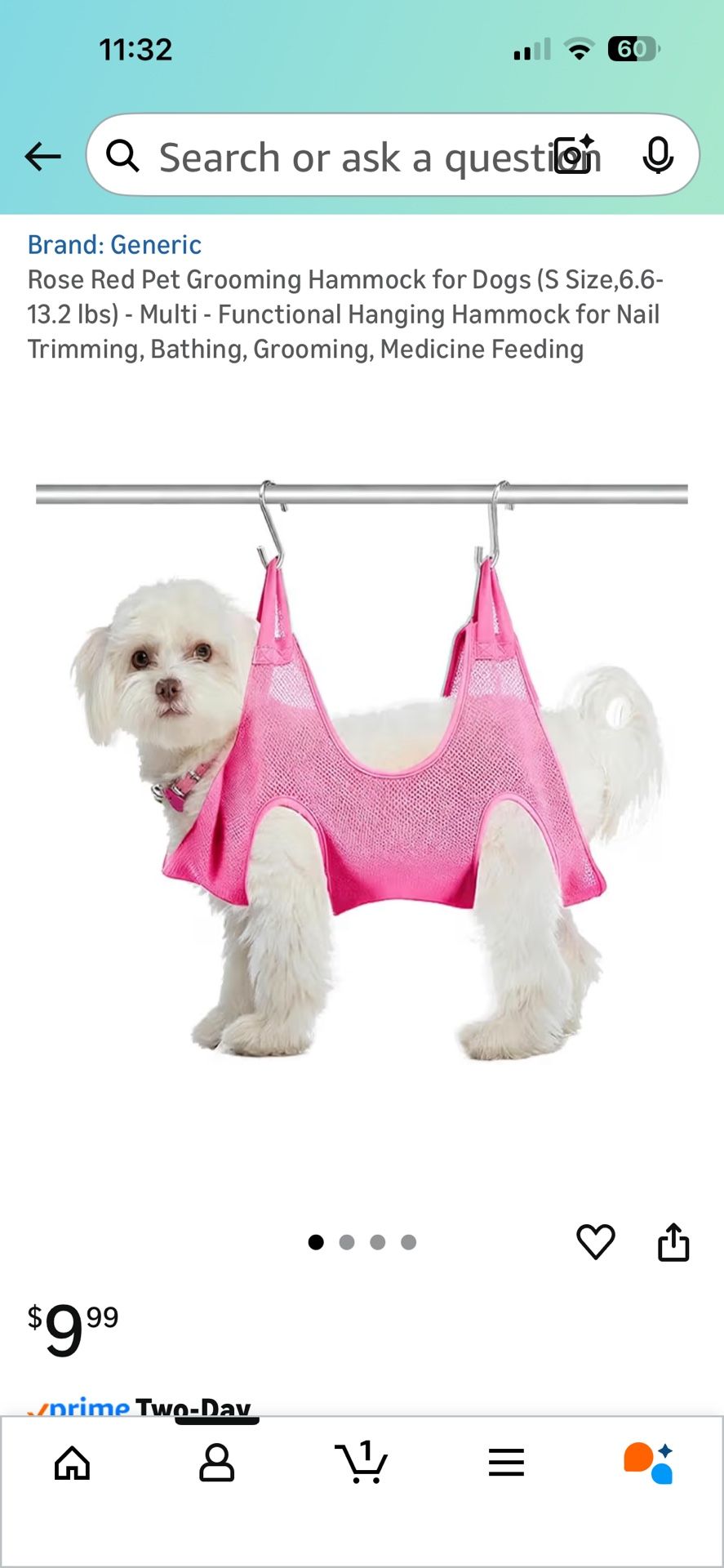 Pet grooming vest