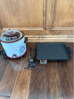 $10 for bothPresto Liddle Griddle + Zojirushi Japanese Slow Cooker Crock Pot
