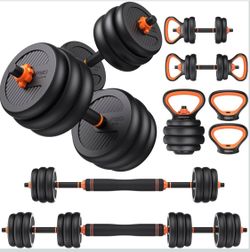 Adjustable Dumbbell Set 5 in 1 Weight Set