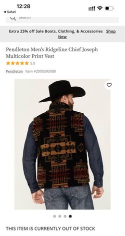 Men’s Pendleton vest