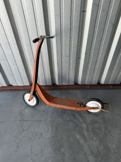 Vintage 1940s Made in USA Hamilton Snappy Red Scooter