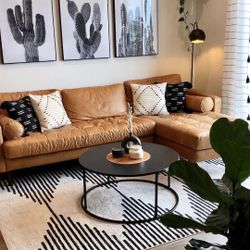 Leather Sectional Couch