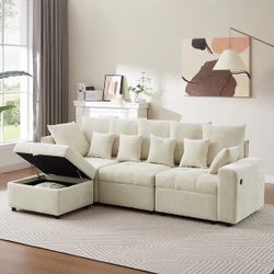 Couches With Storage/ Living Room Furniture/ Sofas With Storage - Same Day Delivery - No Credit Needed 