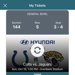 Jags /Jaguar Tickets