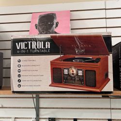 6-in-1 Bluetooth Turntable 