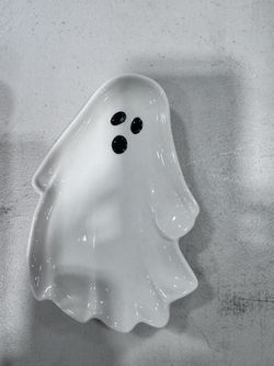 Brand New Ceramic Ghost Spoon Holder 