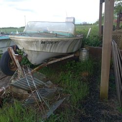 Boat And Trailer