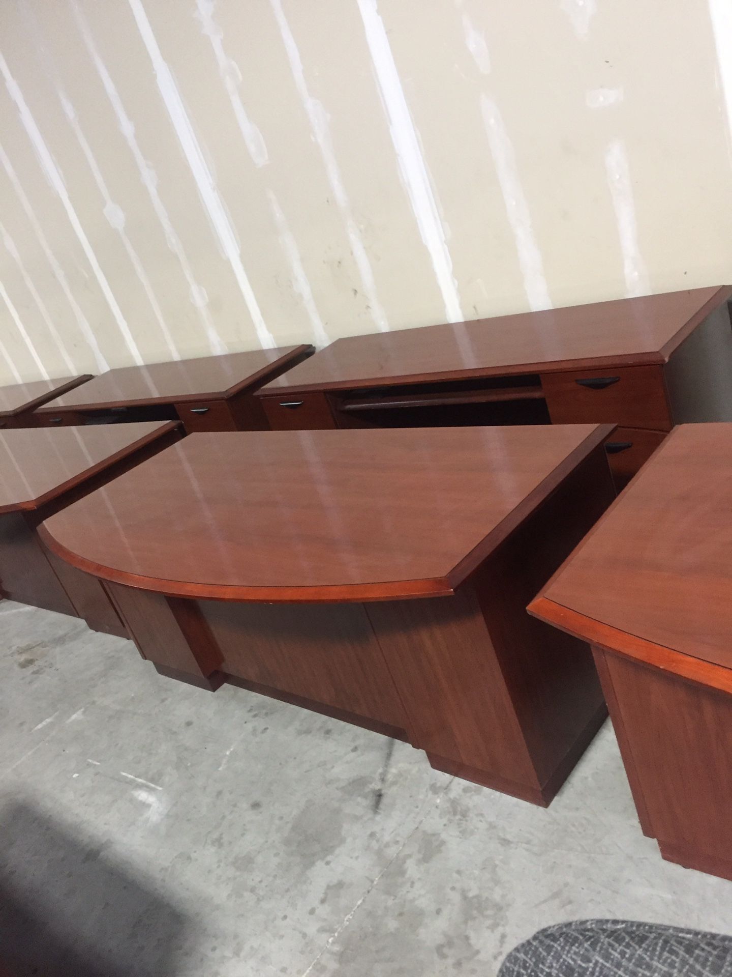 Office Desk & Credenza