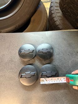 Black chevy caps