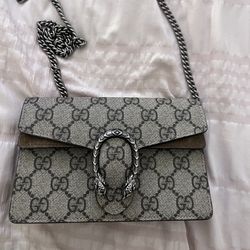 Gucci Dionysus GG Supreme Super Mini Bag Taupe