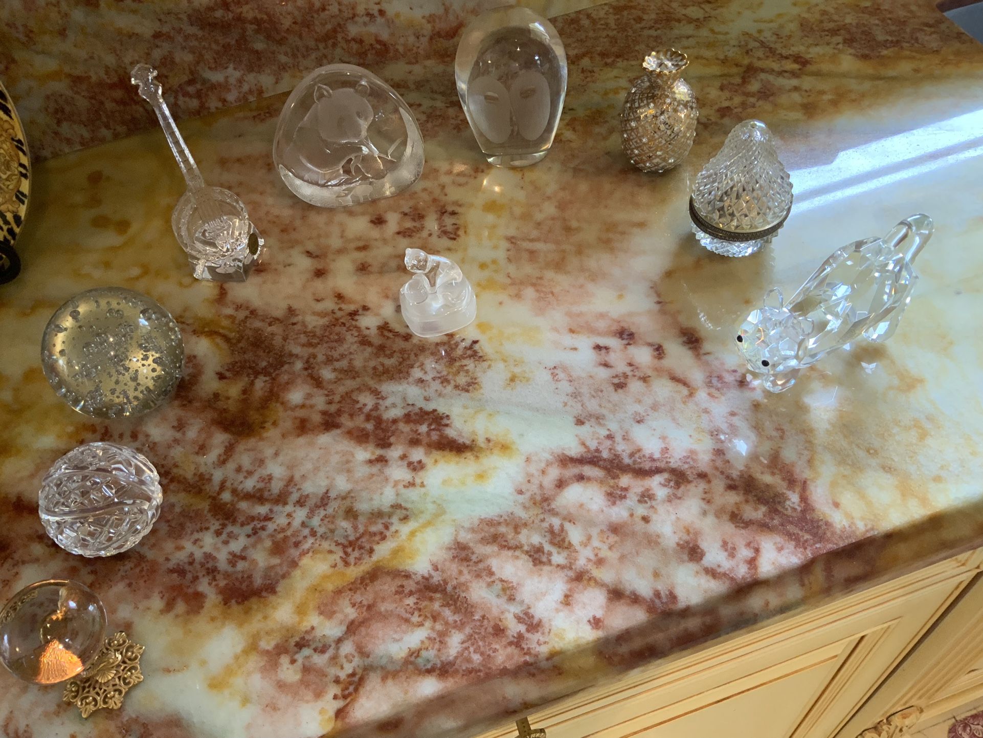 Assortment Of Gorgeous Exquisite Crystal Designer Pieces, All Are Signed. Great Lot Price For All. Pick Up. Cash Only.
