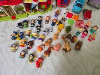 Fisher Price Little People Large Lot – 38 Figures + Farm + Vehicles