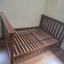 Wooden Bed Frame (FULL) Used