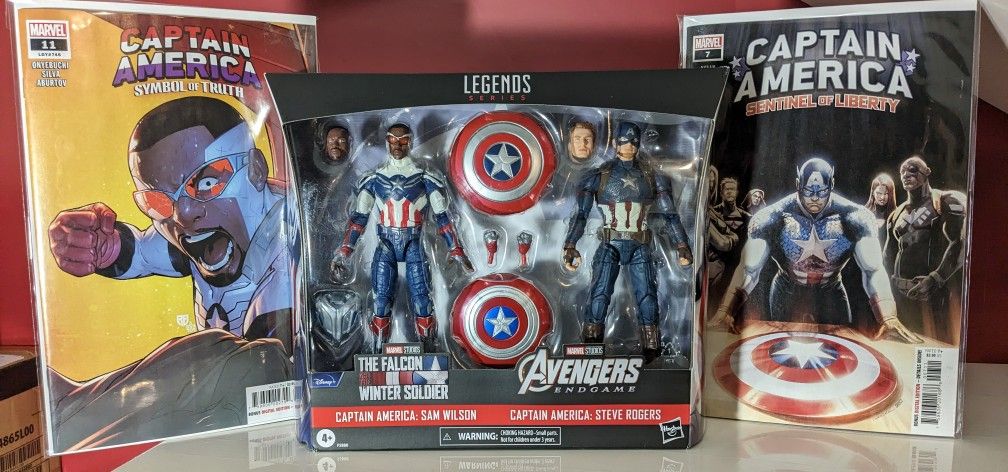 Captain America And Falcon Together In A Collection 