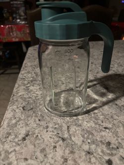 willow go glass pitcher