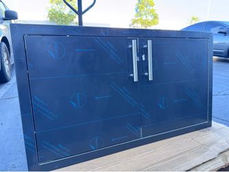 Made in USA 36'' 2-Drawer Dry Storage Pantry & Enclosed Cabinet by Summerset
