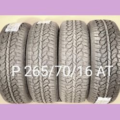 4 New Tires  265/70/16  $ 558  Llantas Nuevas