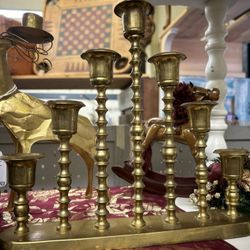 Gorgeous Vintage Brass Candelabra