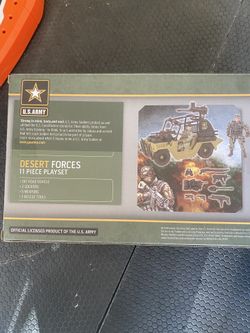 US army desert forces 11 pc play set