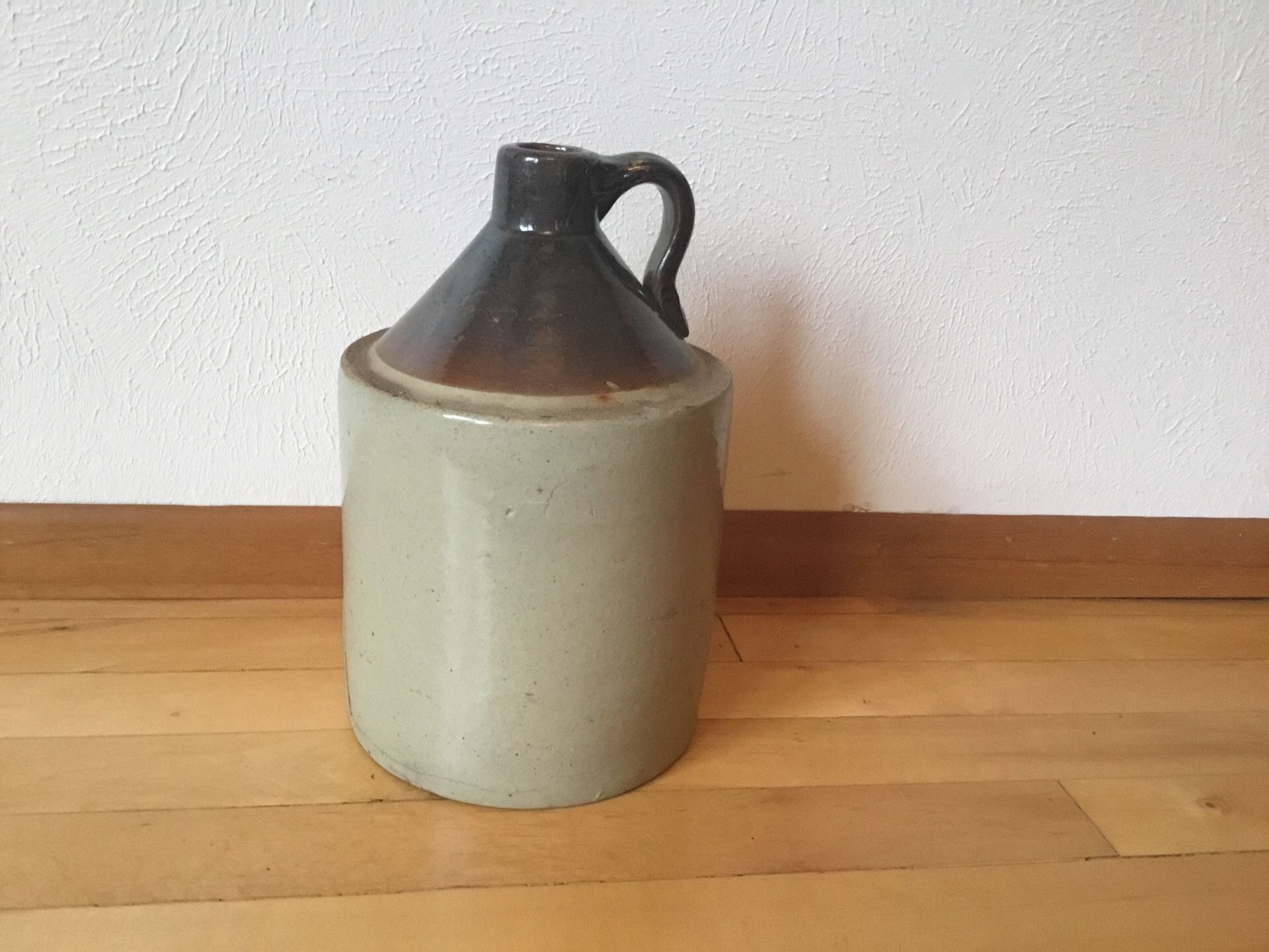 Antique stoneware container