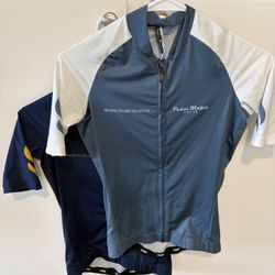 2x Small women’s Pedal Mafia Jerseys, 2x Bibs $80