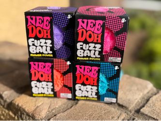 Needoh Fuzz Ball & Flower Power Fuzzball