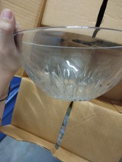 Lead crystal bowl
