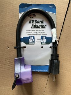 Rv cord adapter