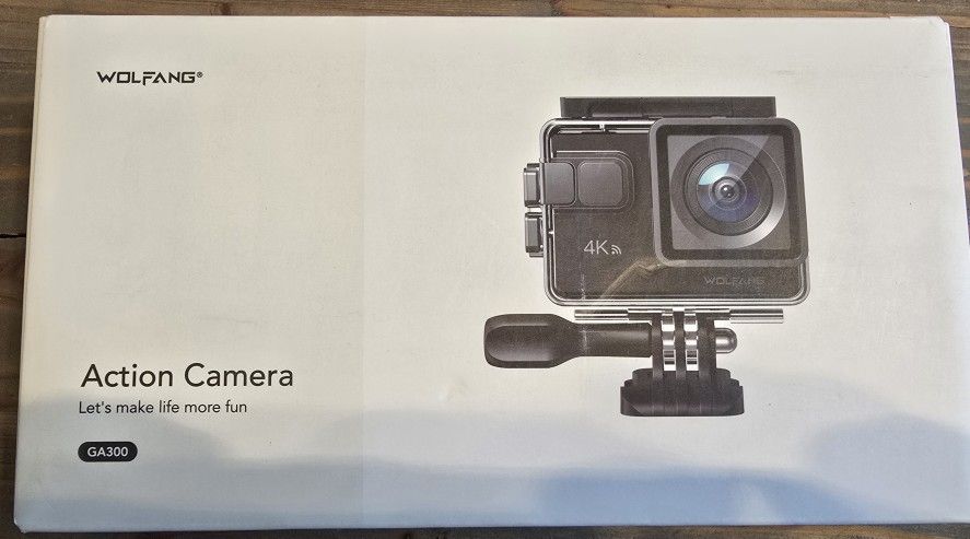 WOLFANG GA300 4K60FPS Action Camera 24MP Waterproof 40M Underwater Camera EIS Stabilization WiFi Wide Angle Helmet Camera