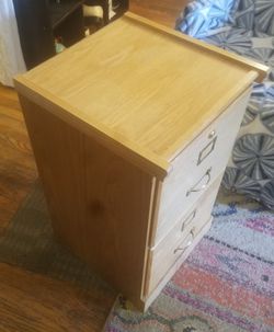 CUTE LITTLE 2 DRAWER FILE CABINET!!  Thumbnail