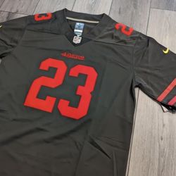 San Francisco 49ers Black Jersey For Christian McCaffrey CMC #23 New With Tags Available All Sizes 