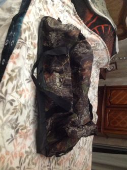 Camo hunting duffle bag