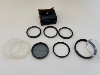 Lot of 5 52mm Camera Filters Hoya & Prinz