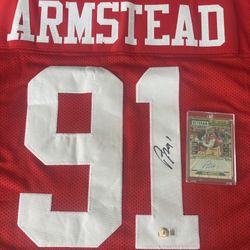 San Francisco 49ers: Airk Armstead Signed Memorabilia 