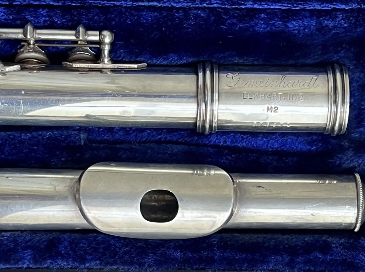 GEMEINHARDT FLUTE M2 SOLID SILVER FLUTE C7397 1 ELKHART, IND. for Sale in Long Beach, CA OfferUp
