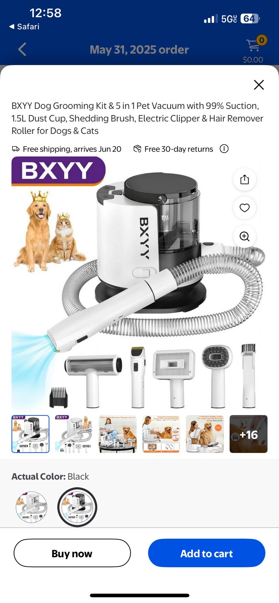 Pet grooming kit