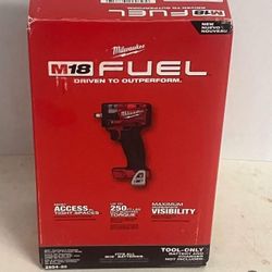 Milwaukee New 3/8" Compact Impact Wrench 18M Fuel