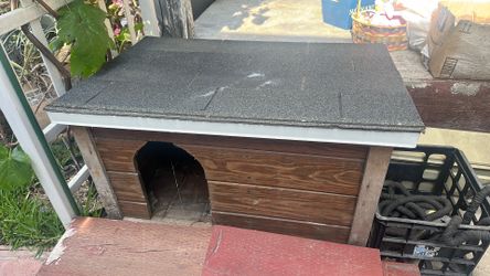 Homemade dog house