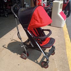 Red and black urbini stroller