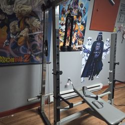 weight bench combination (bench only no weights)